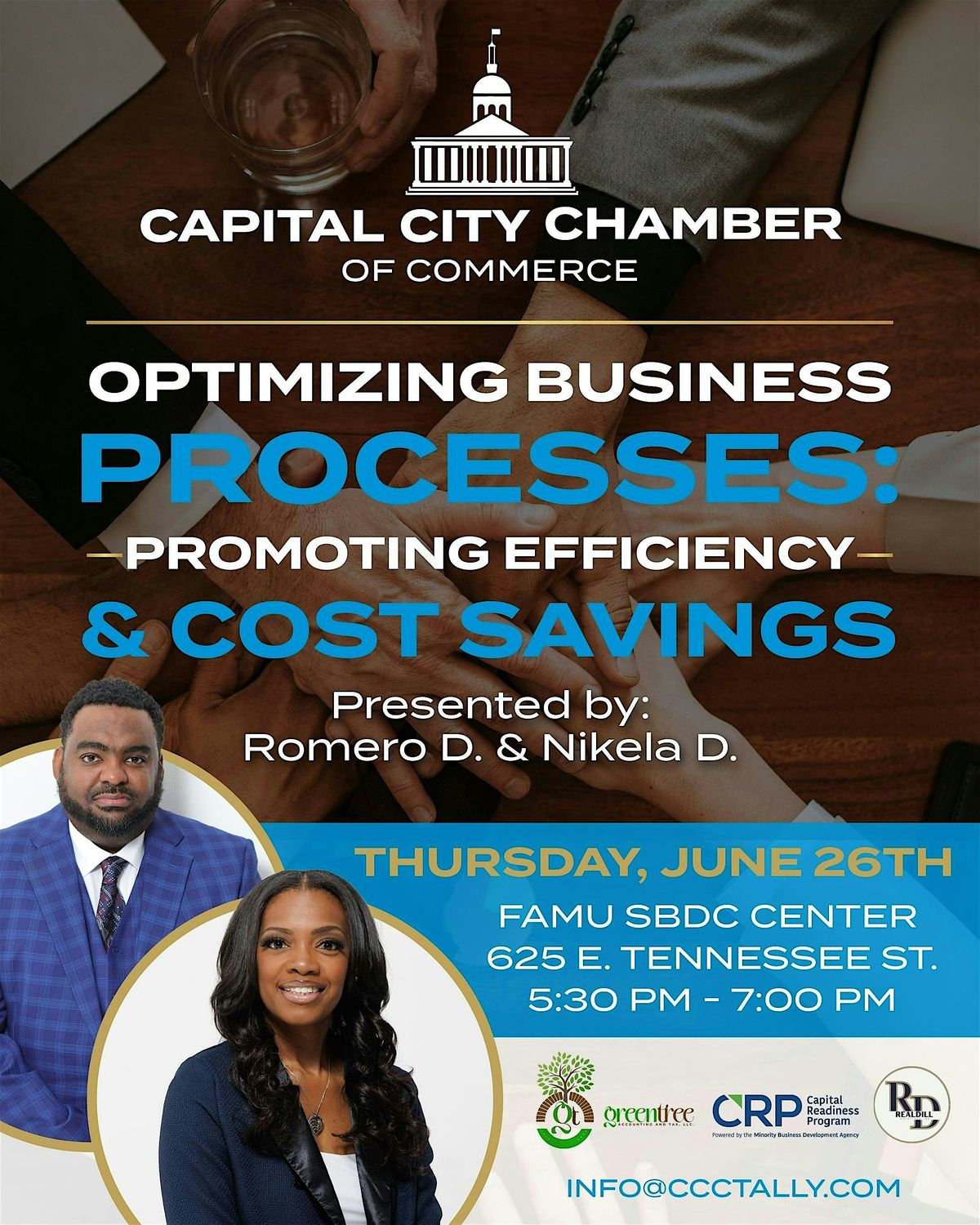 Optimizing Business Processes: Promoting Efficiency & Cost Savings, 26 June | Event in Tallahassee | AllEvents
