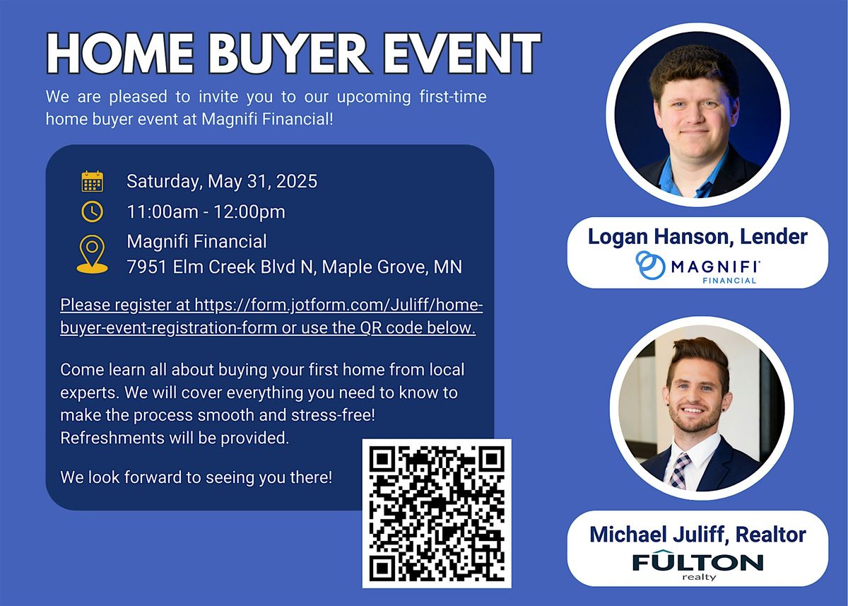 First Time Home Buyer Event, 31 May | Event in Maple Grove | AllEvents