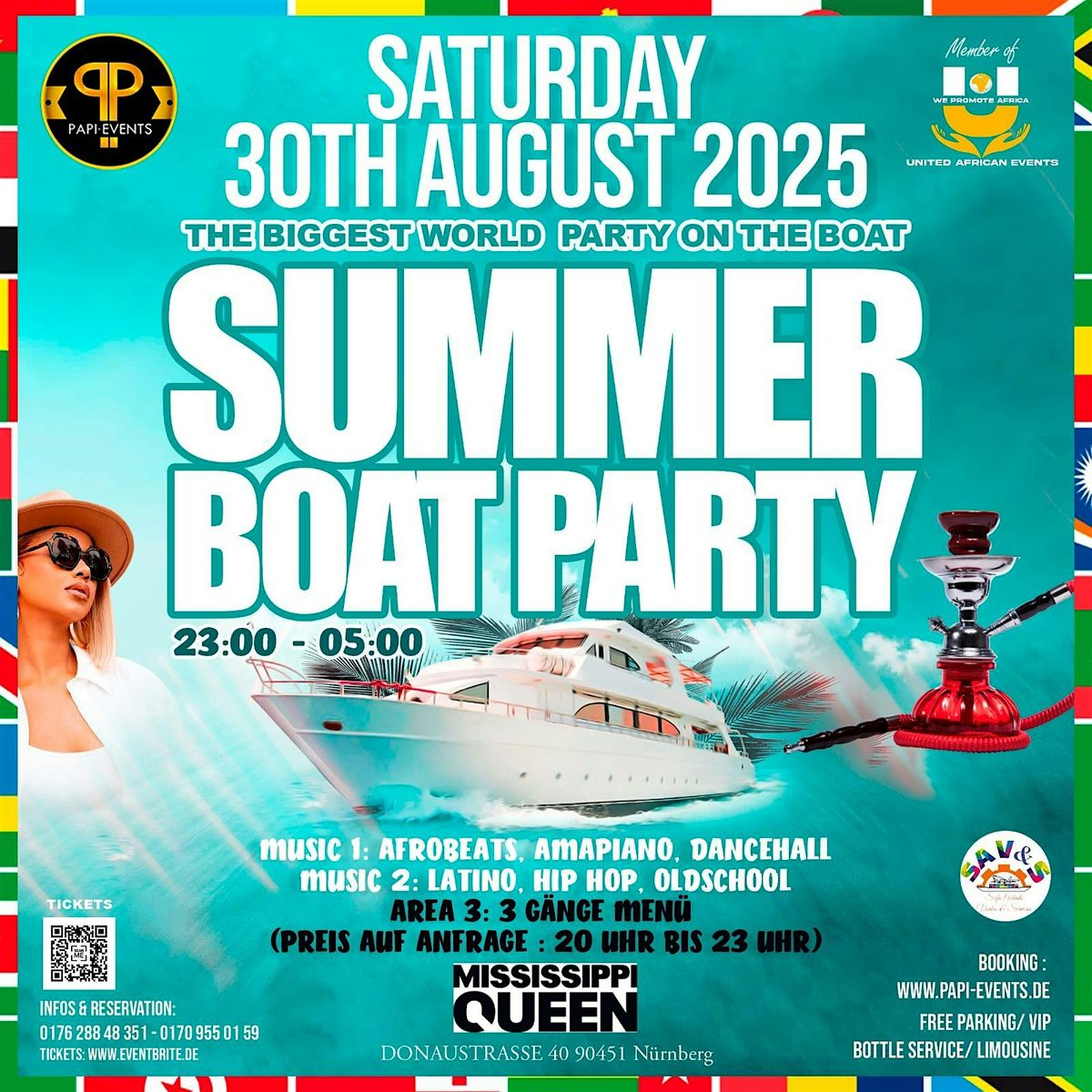 THE ULTIMATE SUMMER BOAT PARTY IS BACK!, 30 August | Event in Nürnberg | AllEvents