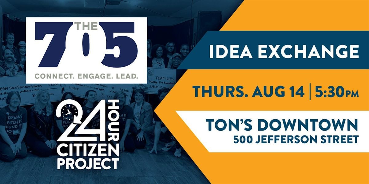 24 Hour Citizen Project Idea Exchange, 14 August | Event in Lafayette | AllEvents