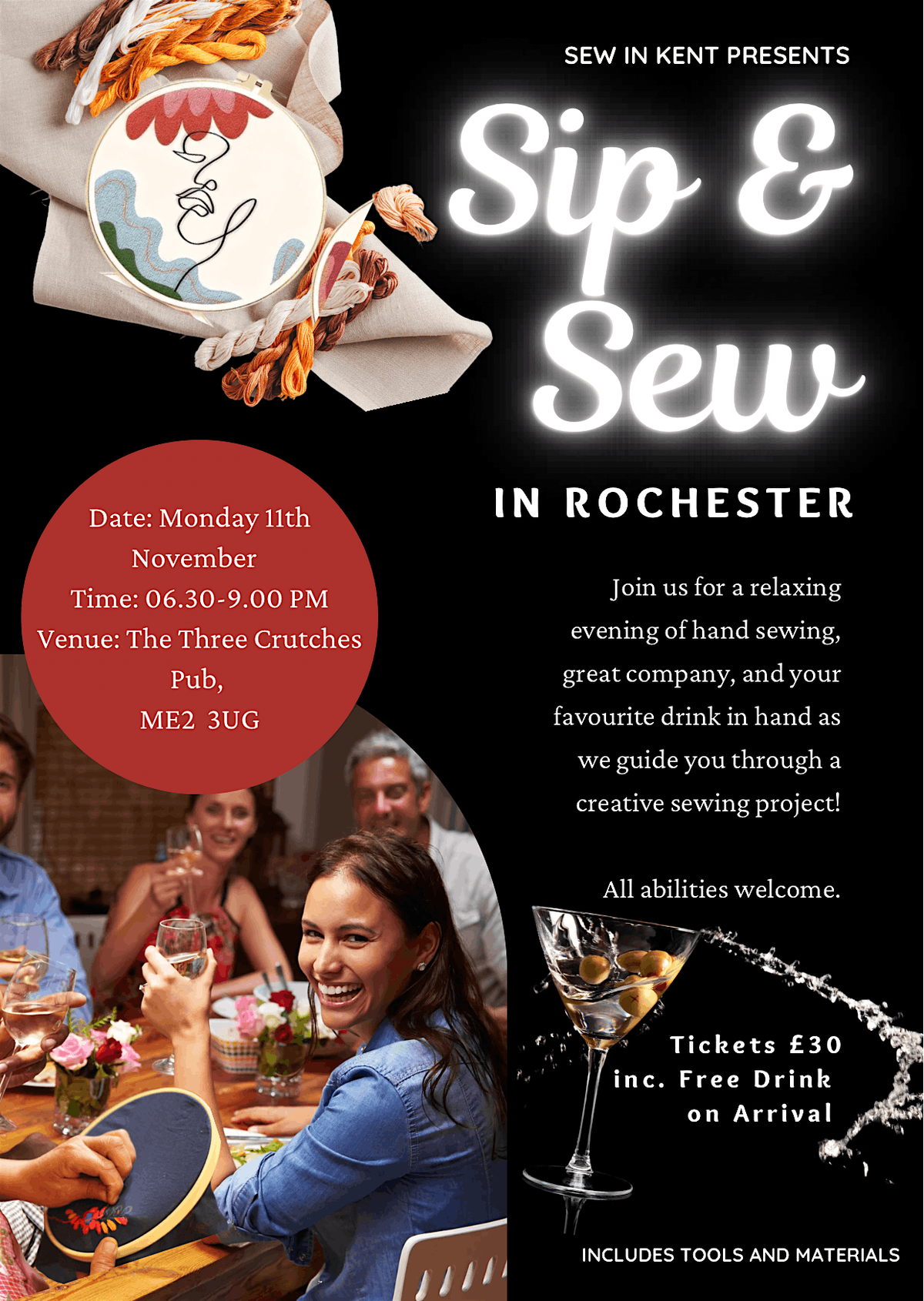 Sip & Sew in Kent | Event in Rochester | AllEvents