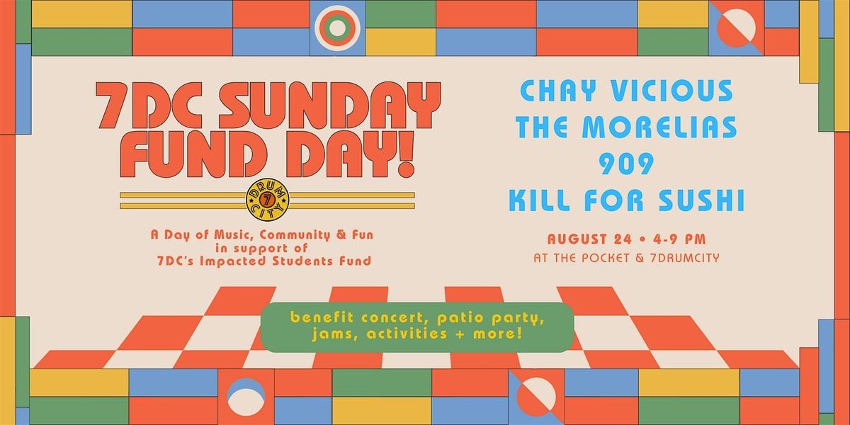 7DC Sunday Fund Day! Patio Party + Showcase Fundraiser Event, 24 August | Event in Washington | AllEvents