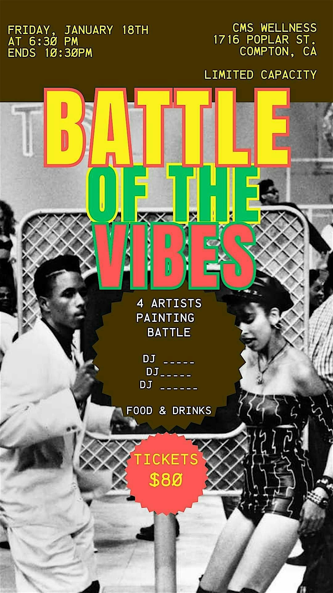 Battle of the Vibes Compton: A Garden Painting Party | Event in Compton | AllEvents