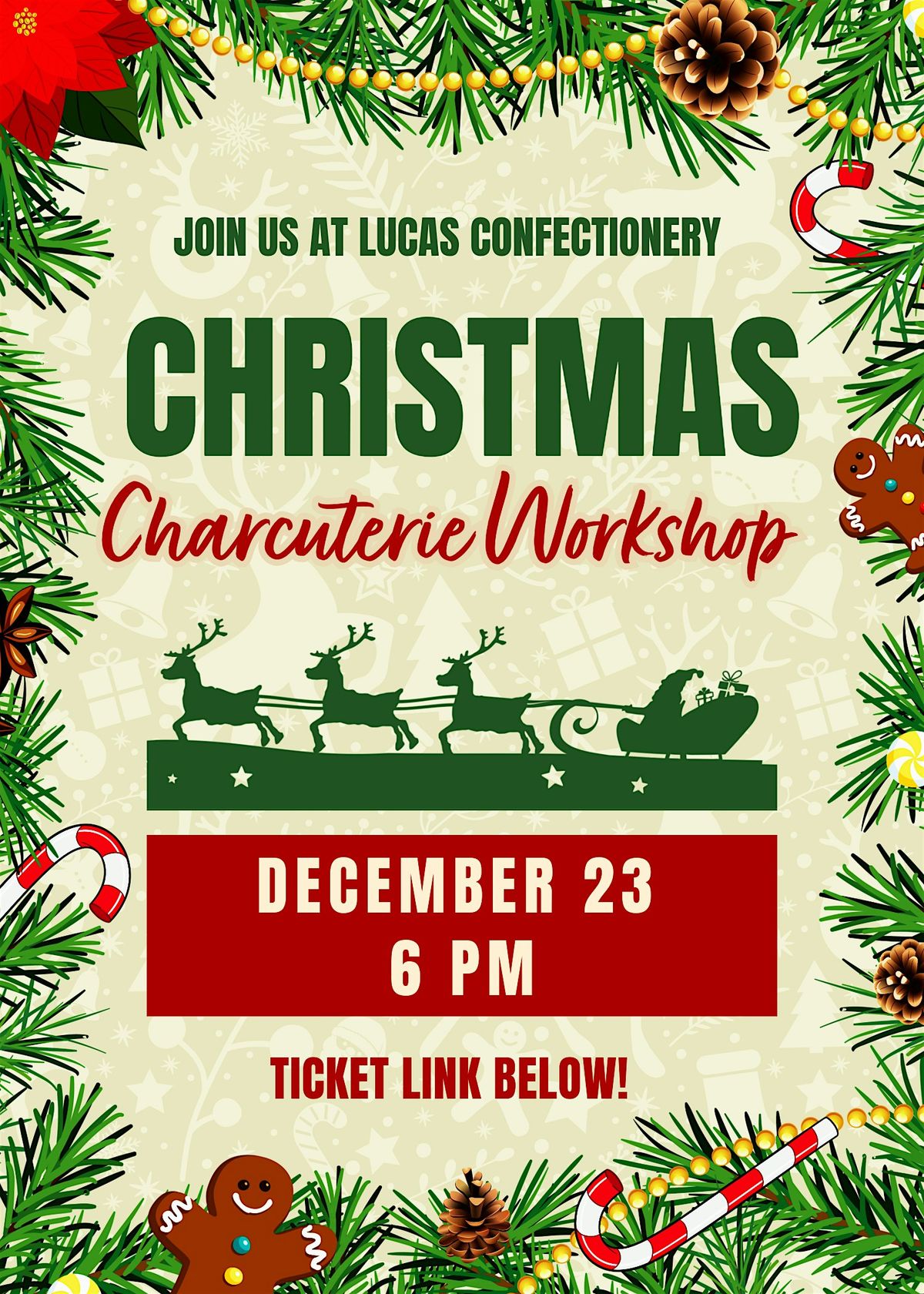 A Very Gouda Christmas: Charcuterie Night at Lucas Confectionery ✨, 23 December | Event in Troy | AllEvents