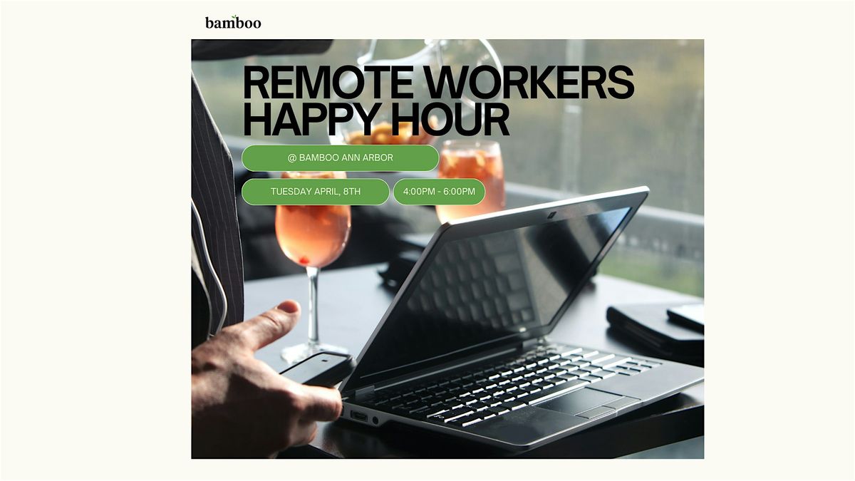 Remote Workers Happy Hour, 22 July | Event in Ann Arbor | AllEvents
