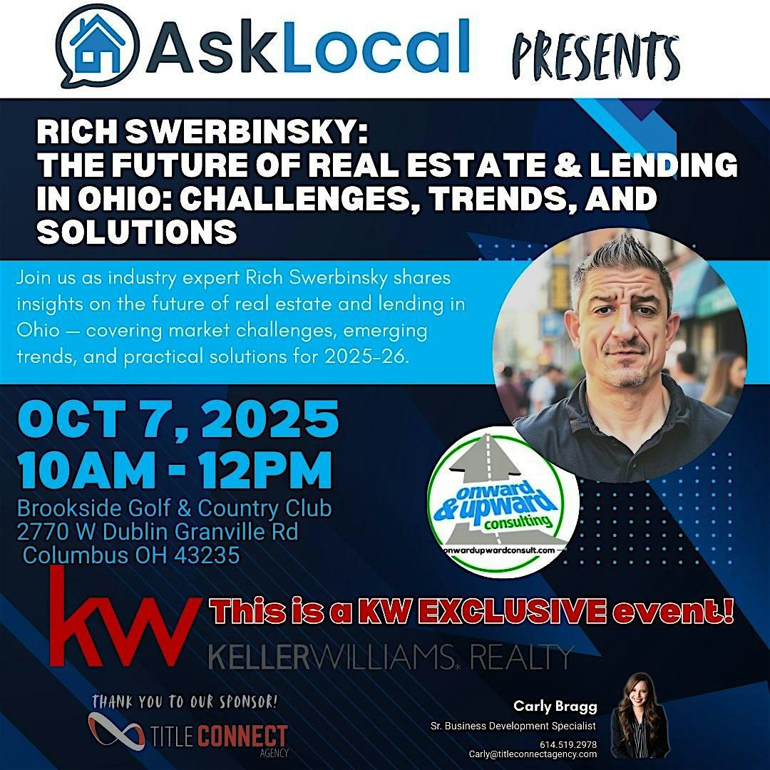 Rich Swerbinsky: The Future of Real Estate, 7 October | Event in Columbus | AllEvents