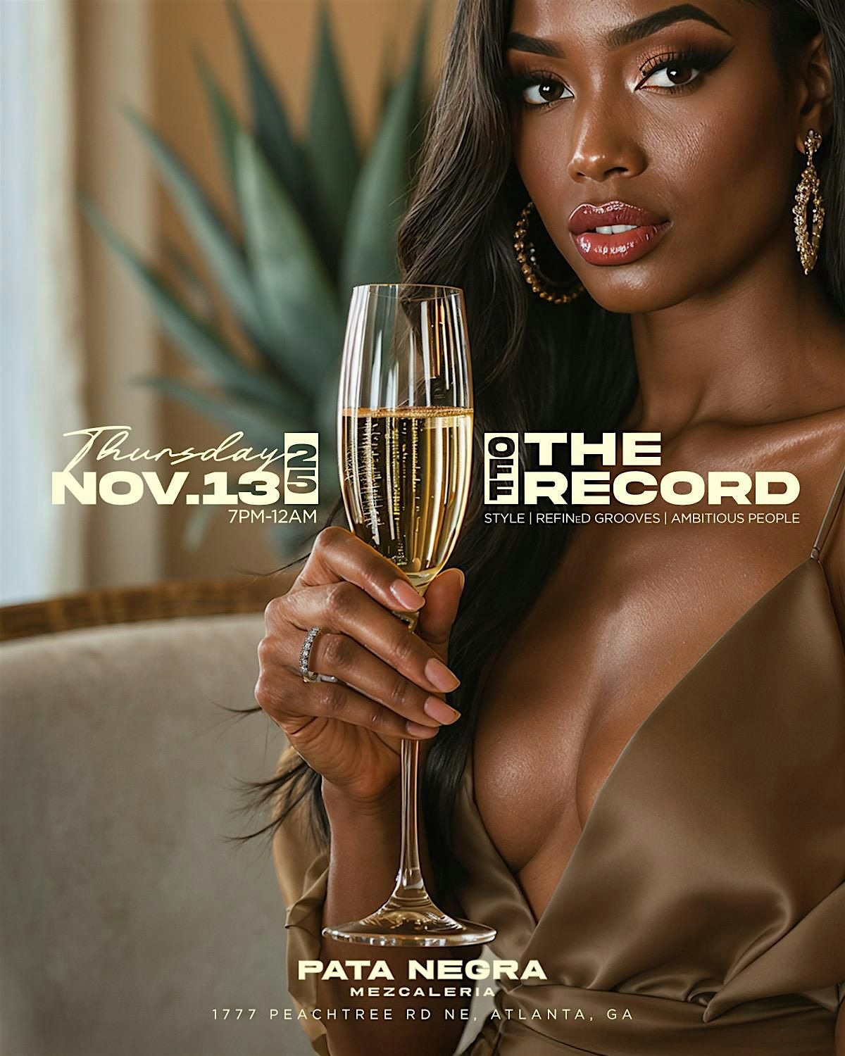 Off The Record - An Exciting & Stylish Dinner Party, 13 November | Event in Atlanta | AllEvents
