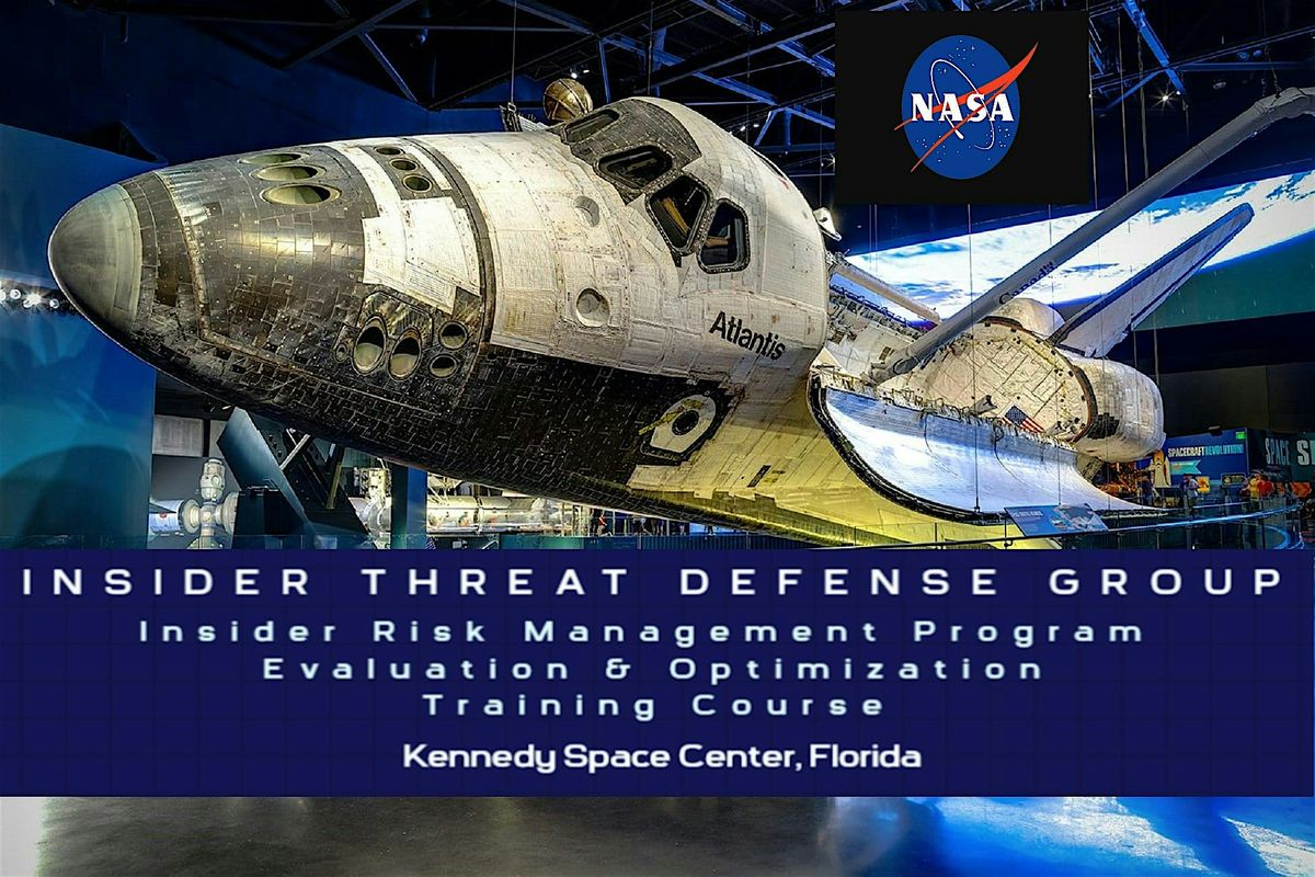 INSIDER RISK MANAGEMENT PROGRAM EVALUATION & OPTIMIZATION  TRAINING COURSE, 15 September | Event in Merritt Island