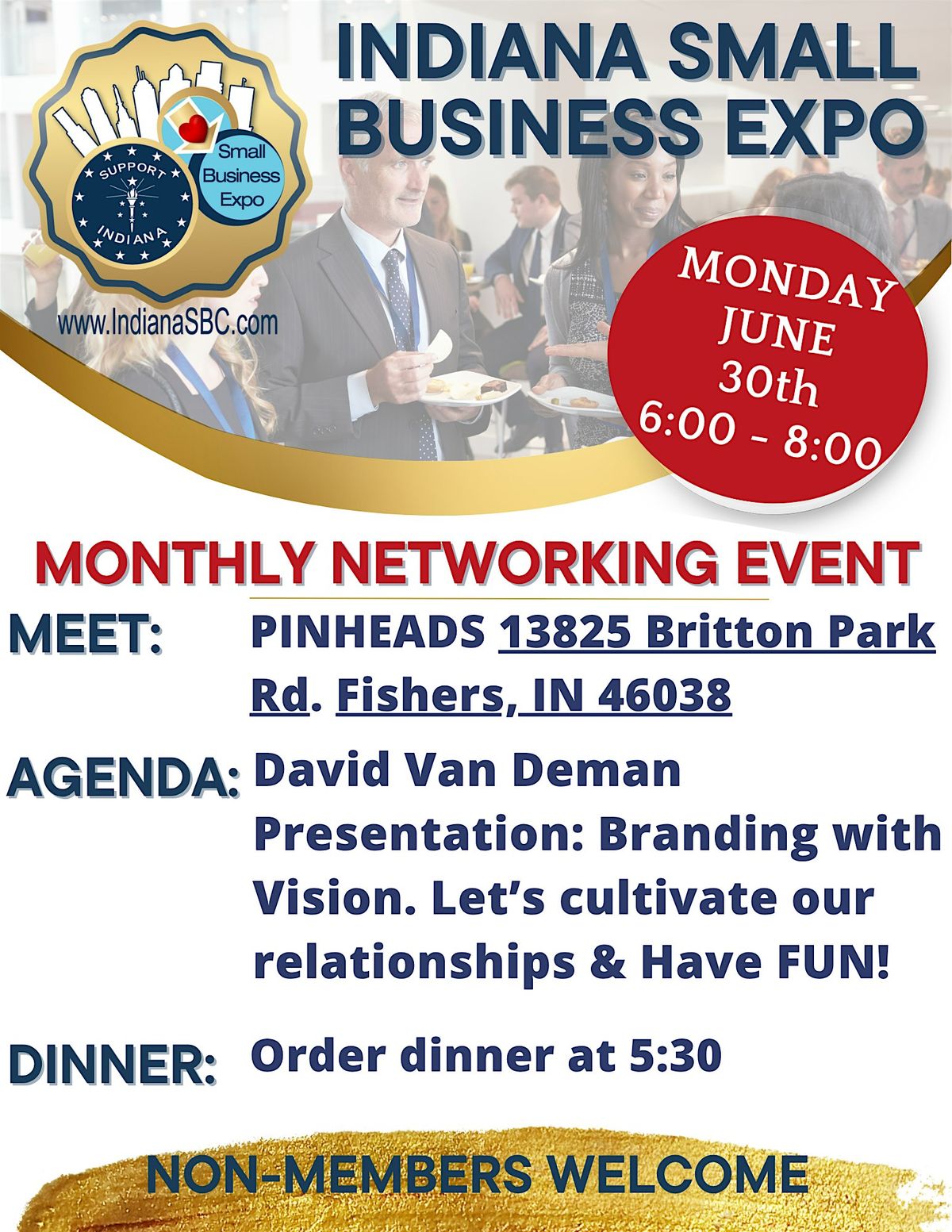 June's Monthly Event Hosted by Indiana Small Business Expo, 30 June | Event in Fishers | AllEvents