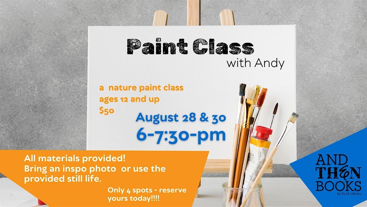 Paint Class with Andy, 28 August | Event in Rossville | AllEvents