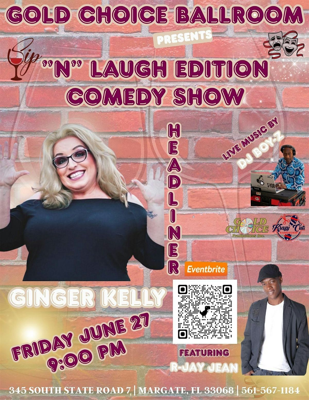 SIP "N" LAUGH, BOOTS ON THE GROUND EDITION COMEDY SHOW, 27 June | Event in Margate | AllEvents