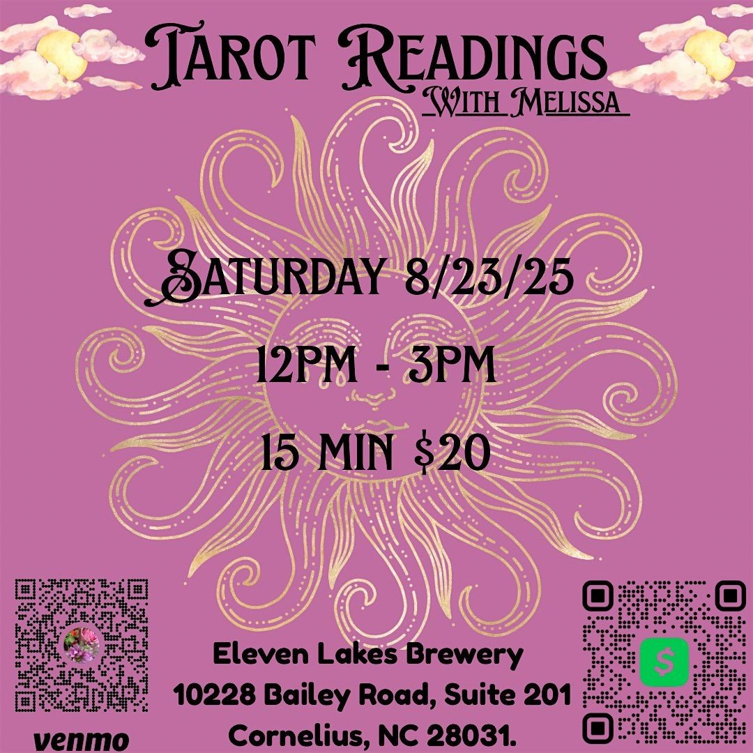 Tarot Readings @ Eleven Lakes Brewery, 23 August | Event in Cornelius | AllEvents
