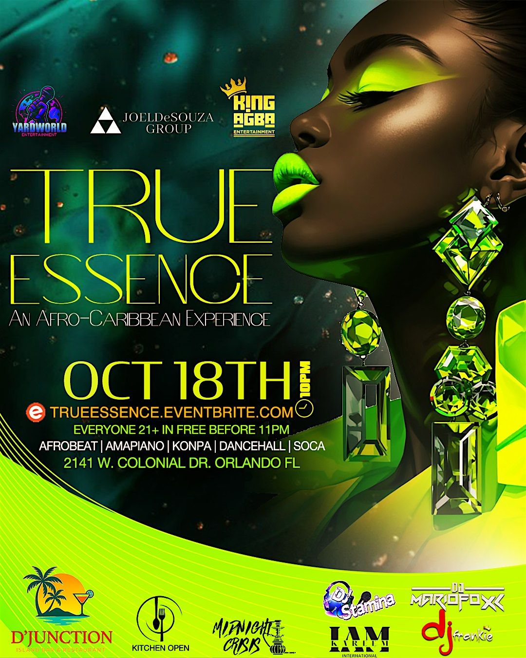TRUE ESSENCE – An Afro-Caribbean Experience, 18 October | Event in Orlando | AllEvents