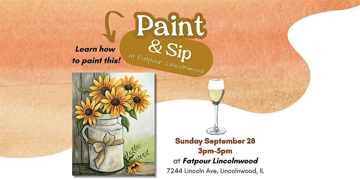 Paint & Sip at Fatpour Tap Works (Lincolnwood), 28 September | Event in Lincolnwood | AllEvents