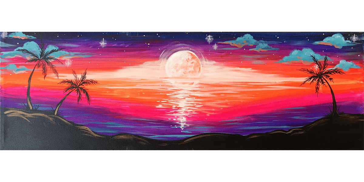 Vibrant Paradise - Paint and Sip in Phoenix | Classpop!™, 12 August | Event in Gilbert | AllEvents