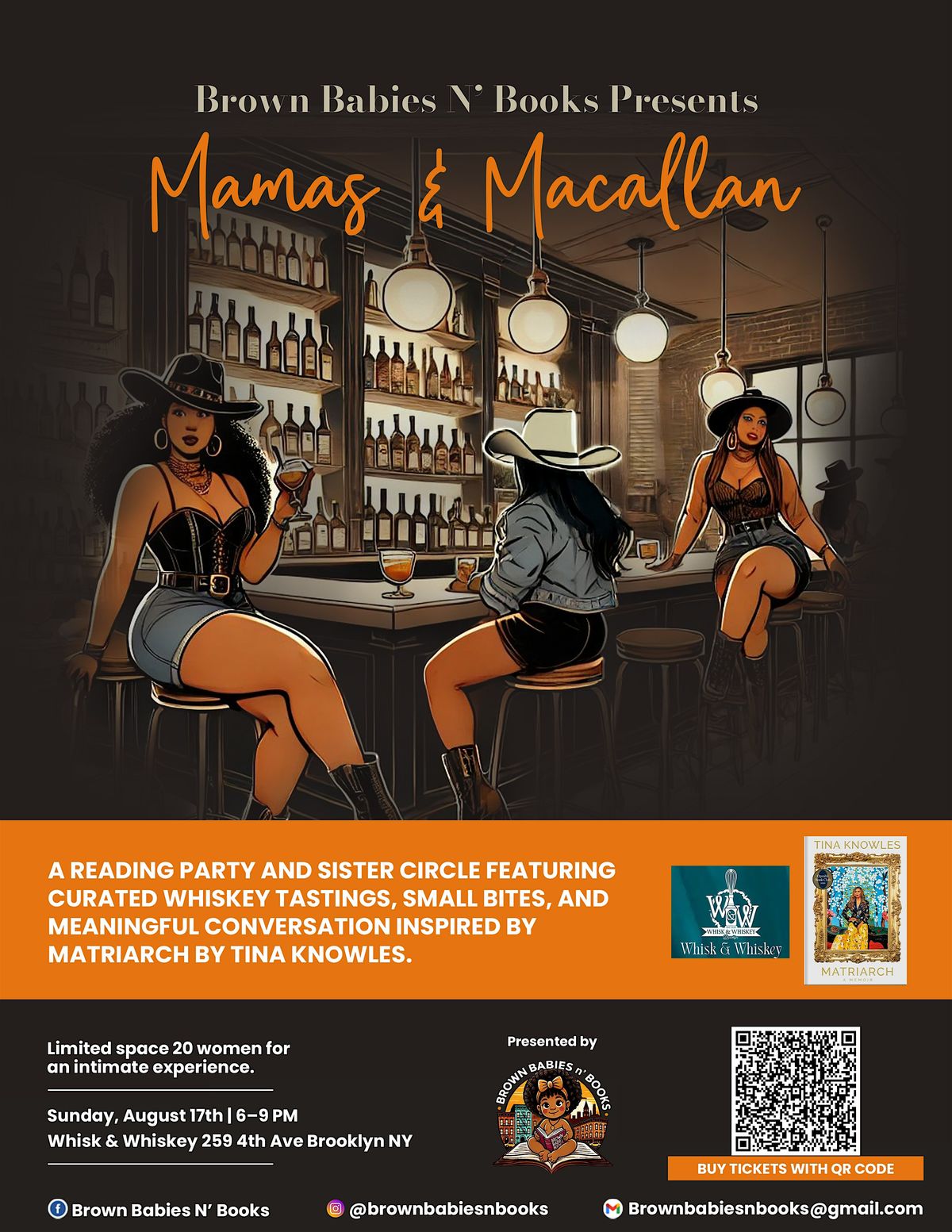 Brown Babies n’ Books- Mamas and Macallan, 17 August | Event in Brooklyn | AllEvents