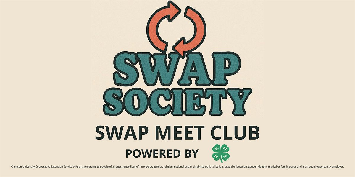 Greenville County // Swap Society Club, 13 September | Event in Pickens | AllEvents