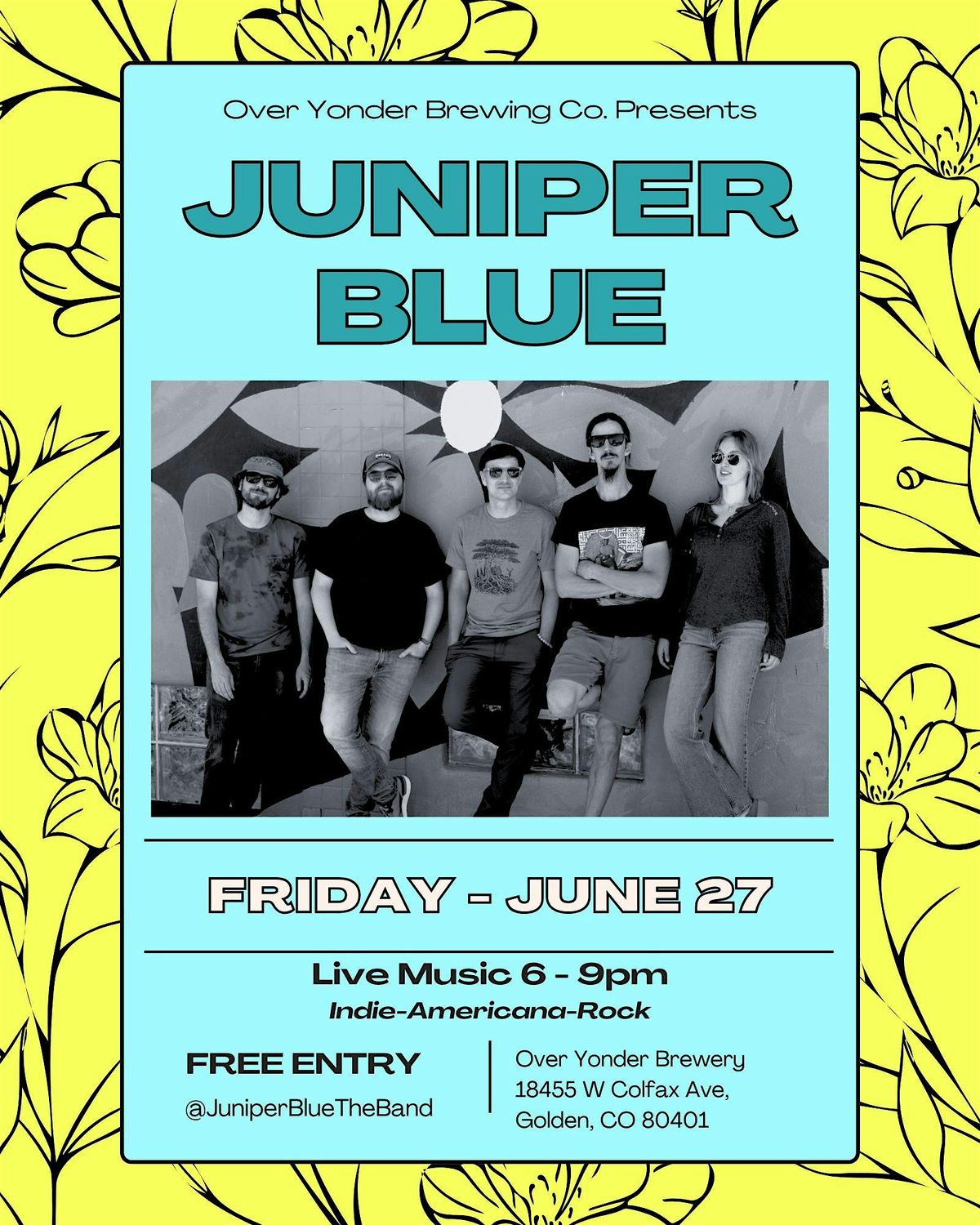 Juniper Blue, 27 June | Event in Golden | AllEvents