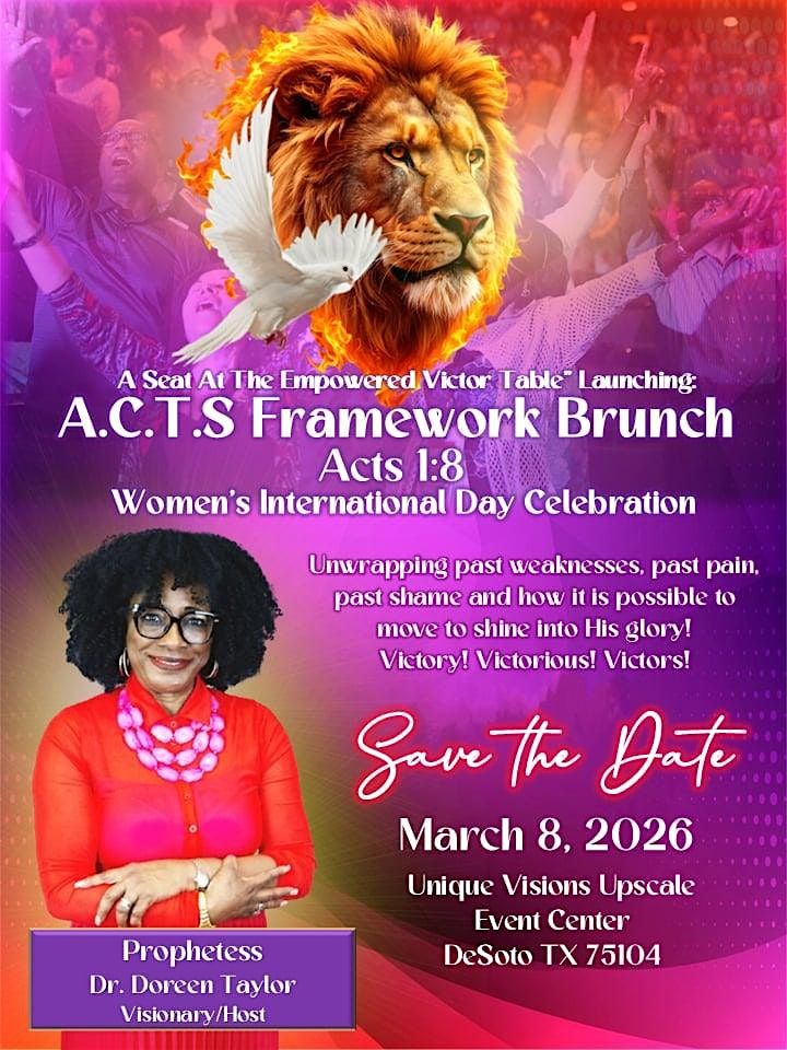 A.C.T. S. Framework!, 8 March | Event in DeSoto | AllEvents