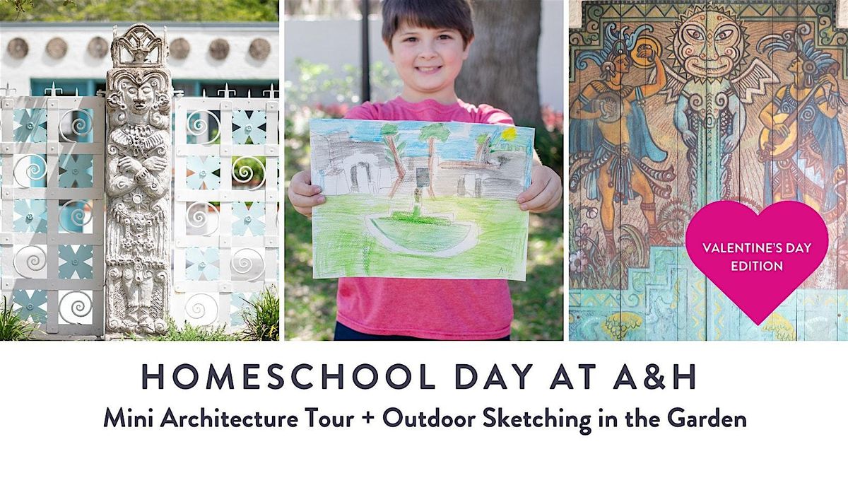 Homeschool  Day at A&H: Architecture Tour & Outdoor Sketching in the Garden, 13 February | AllEvents