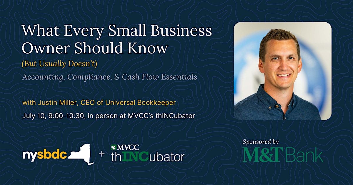 What Every Small Business Owner Should Know (But Usually Doesn't), 10 July | Event in Utica | AllEvents