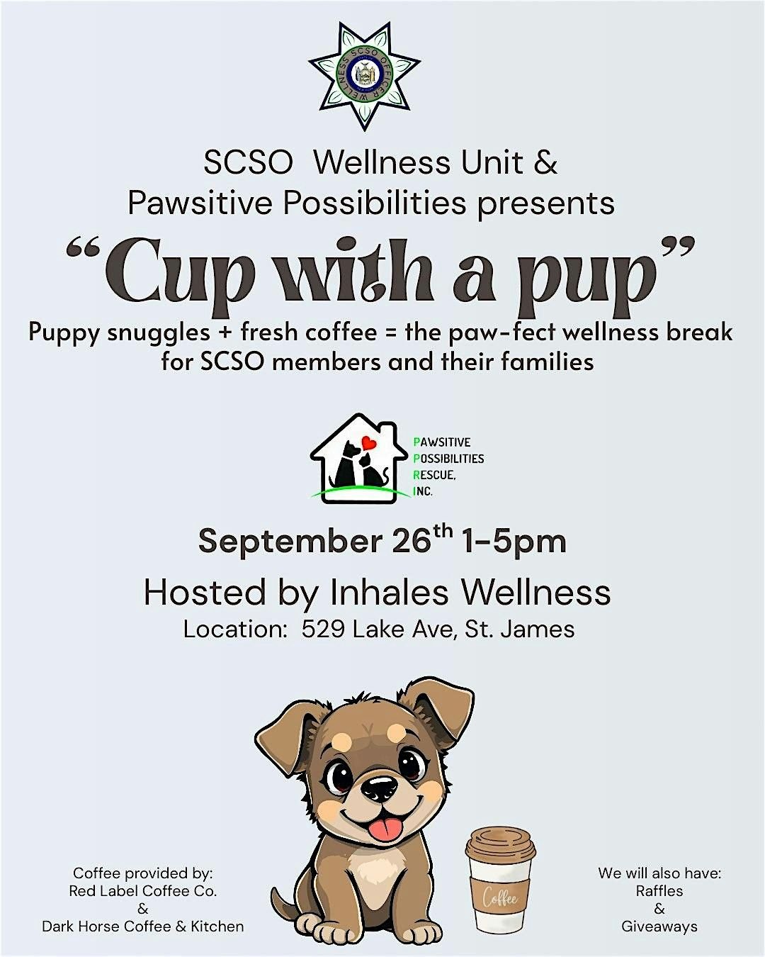 "Cup with a pup", 26 September | Event in Saint James | AllEvents