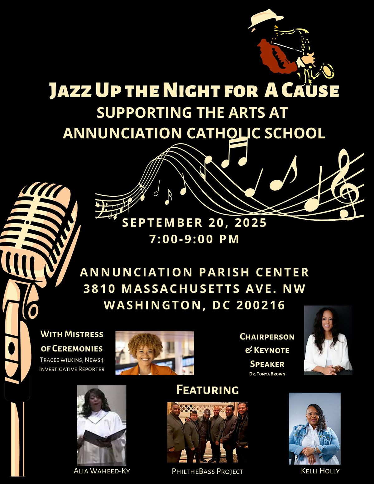 Jazz up the Night for a Cause, 20 September | Event in Washington | AllEvents