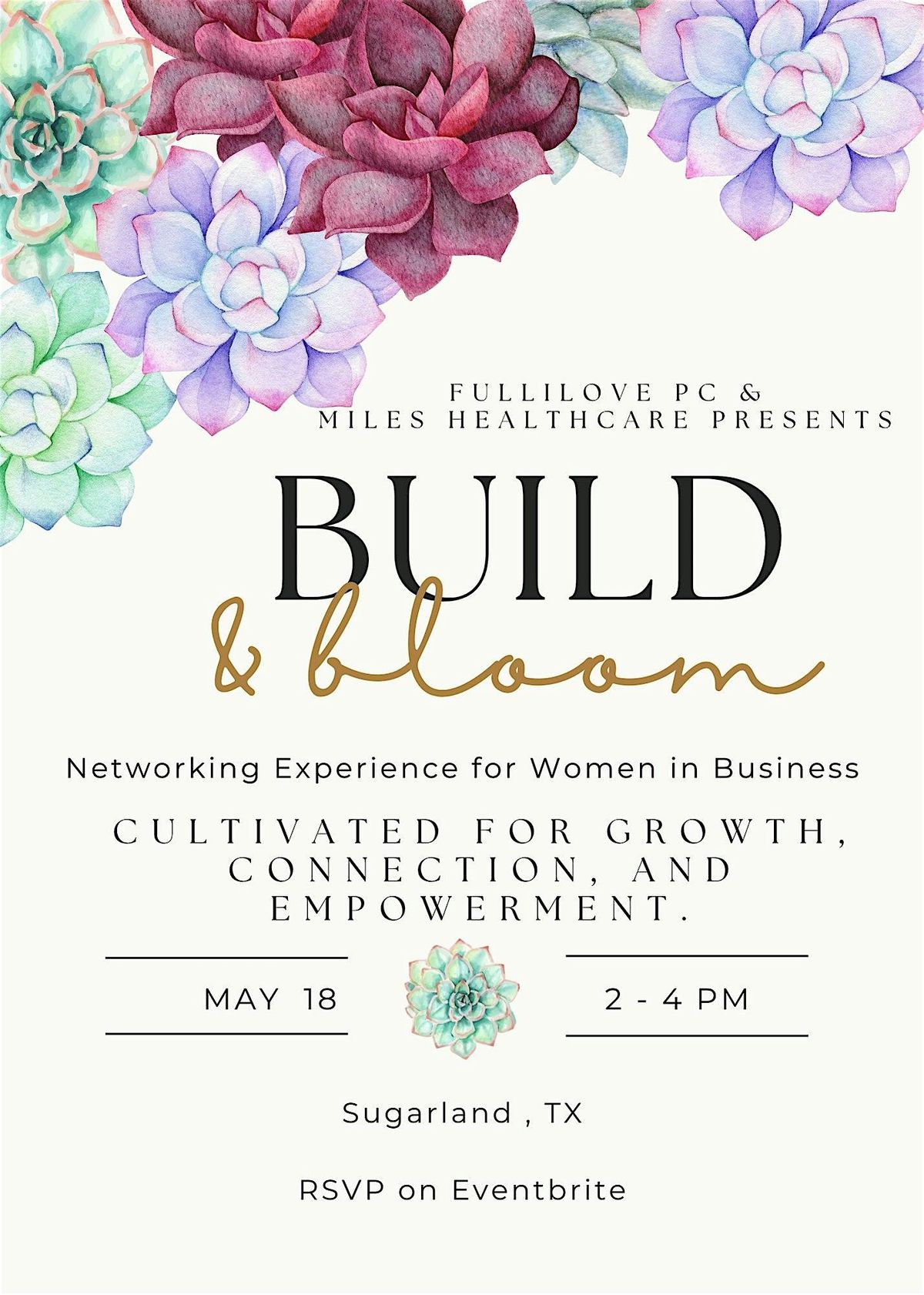 Build & Bloom, 18 May | Event in Sugar Land | AllEvents