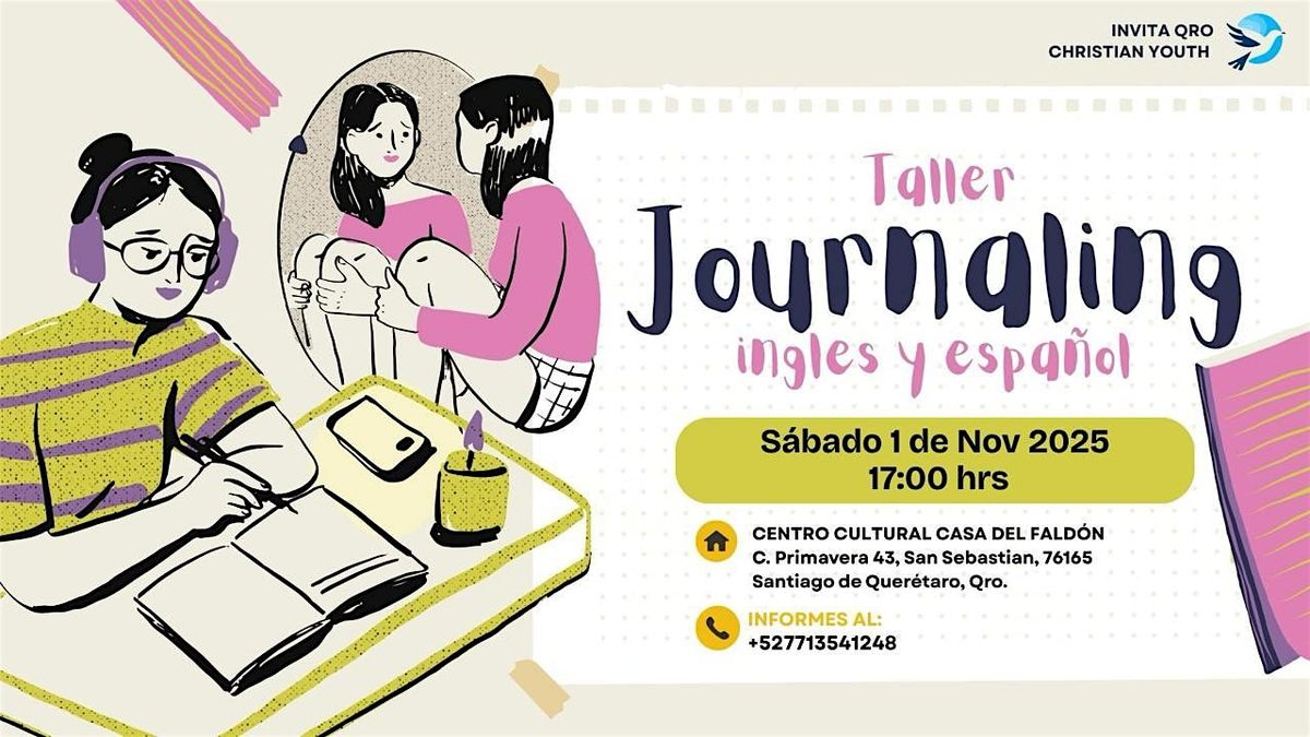 Taller de Journaling (Inglés y Español), 1 November | Event in Santiago de Querétaro | AllEvents