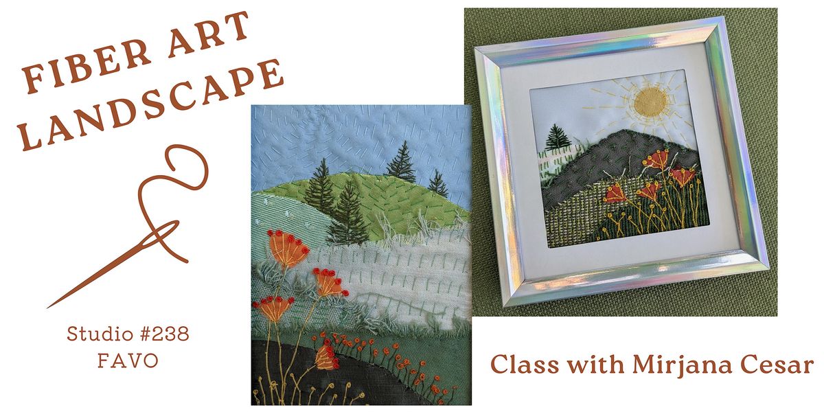 Slow stitch workshop - Fiber Art Landscape, 17 May | Event in Orlando | AllEvents