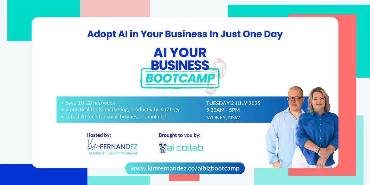 AI Your Business Bootcamp, 2 July | Event in Sydney | AllEvents