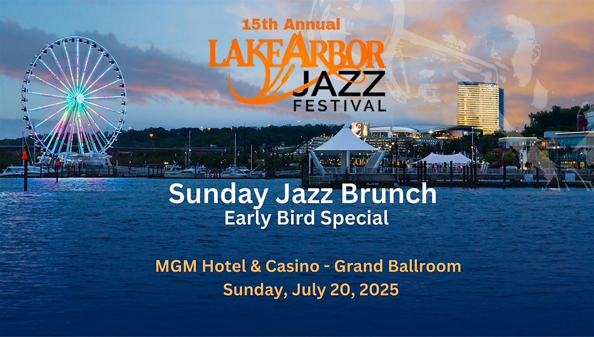 Lake Arbor Jazz Sunday Brunch, 20 July | Event in Oxon Hill | AllEvents