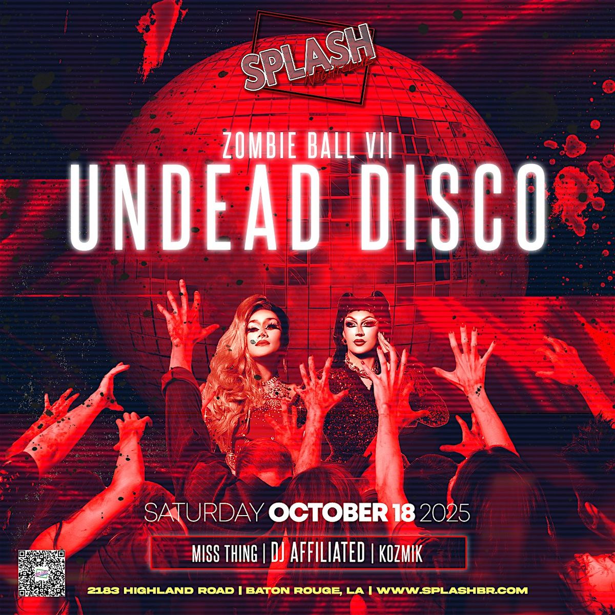 Undead Disco: Zombie Ball VII, 18 October | Event in Baton Rouge | AllEvents