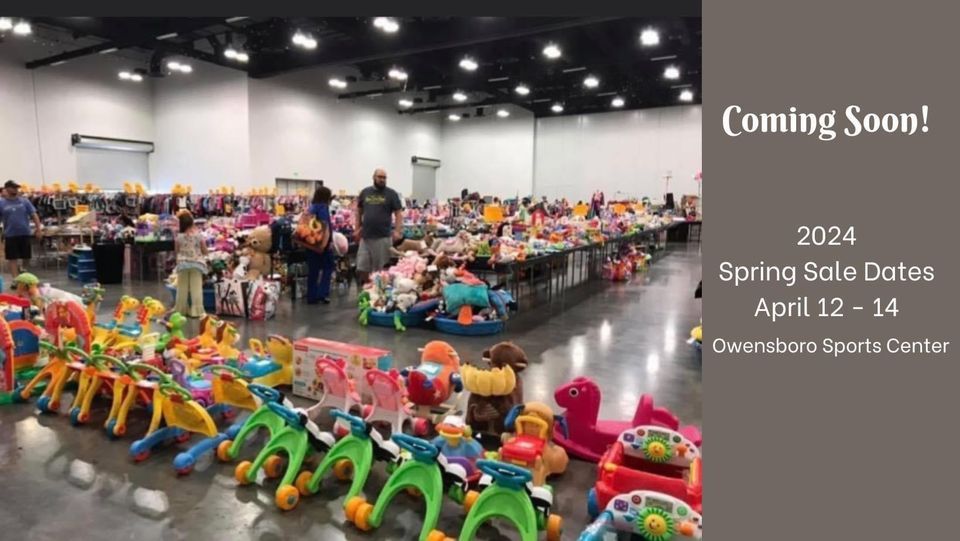 TTW Spring Consignment Sale, Owensboro Sportscenter, April 12 to April