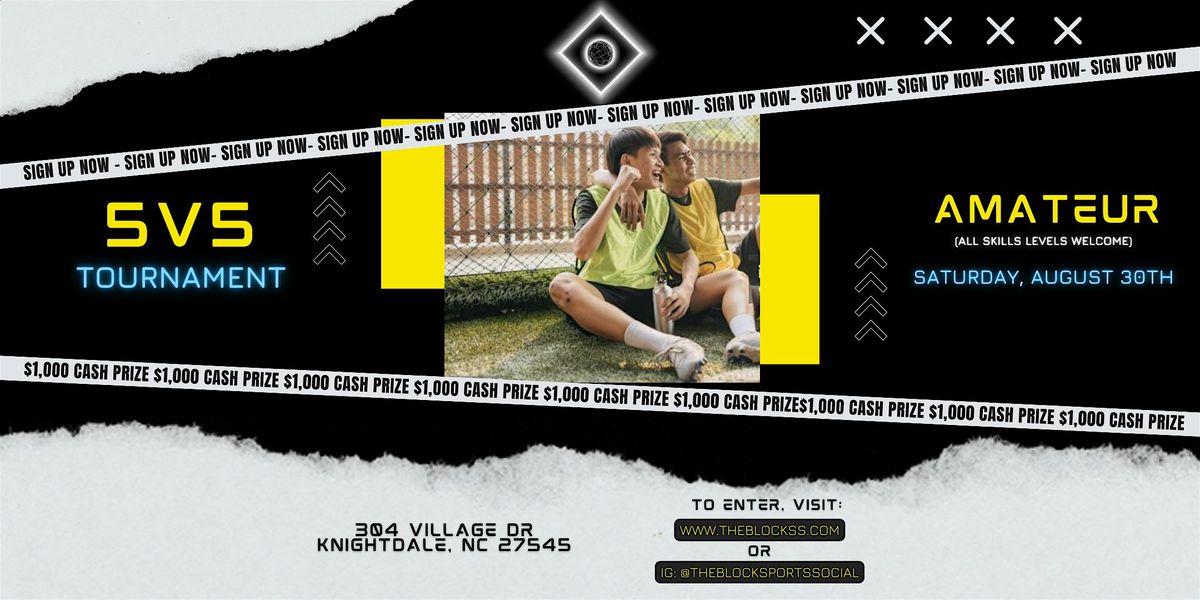 5v5 Soccer Tournament | Cash Prize (Amateur) | Event in Knightdale | AllEvents