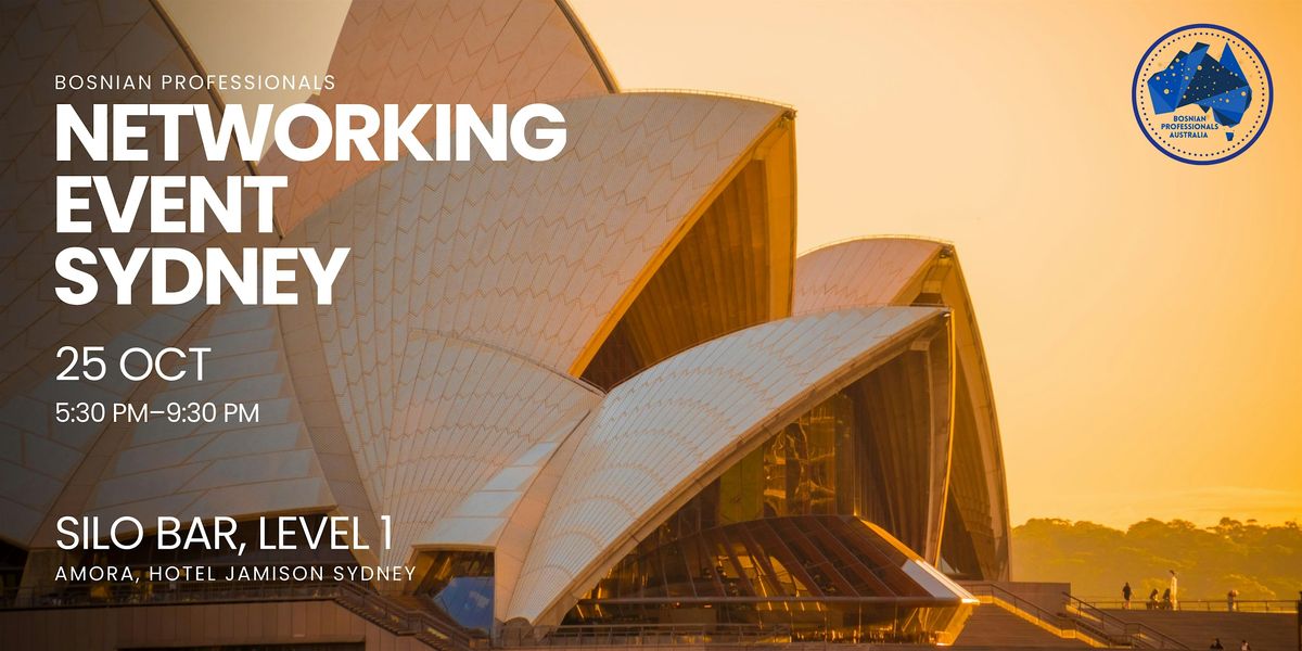 Bosnian Professionals  Australia Networking Event - Sydney 2025, 25 October | Event in Sydney | AllEvents