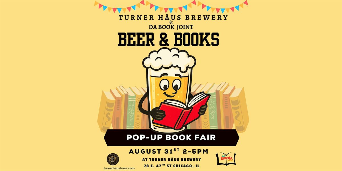 Books and Beer At Turner Häus Brewery, 31 August | Event in Chicago | AllEvents