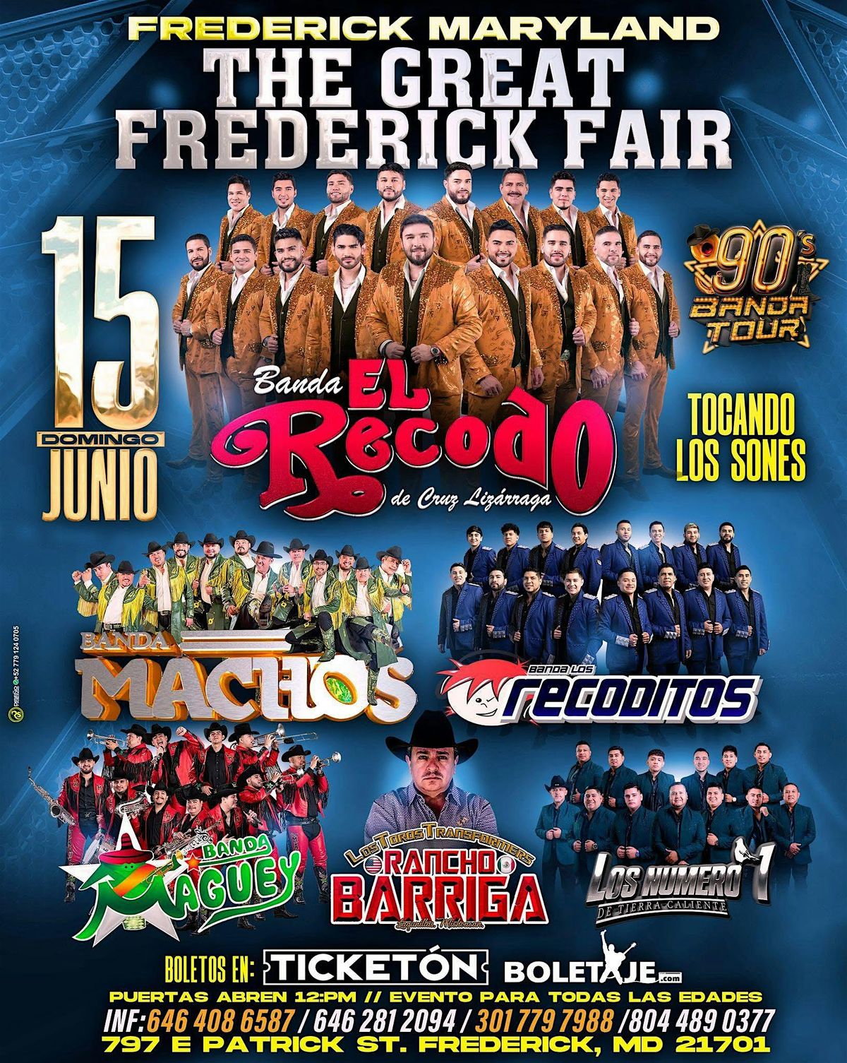 FREDERICK MARYLAND 90s Banda Tour, 15 June | Event in Frederick | AllEvents