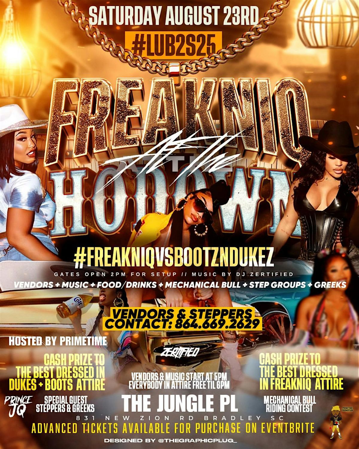 FREAKNIQ AT THE HODOWN, 23 August | Event in Bradley | AllEvents