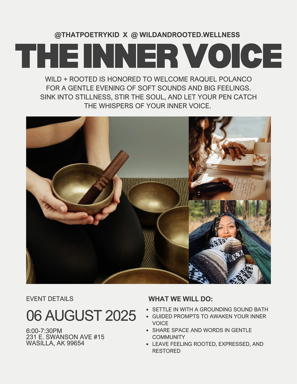 The Inner Voice with Raquel Polanco | Event in Wasilla | AllEvents