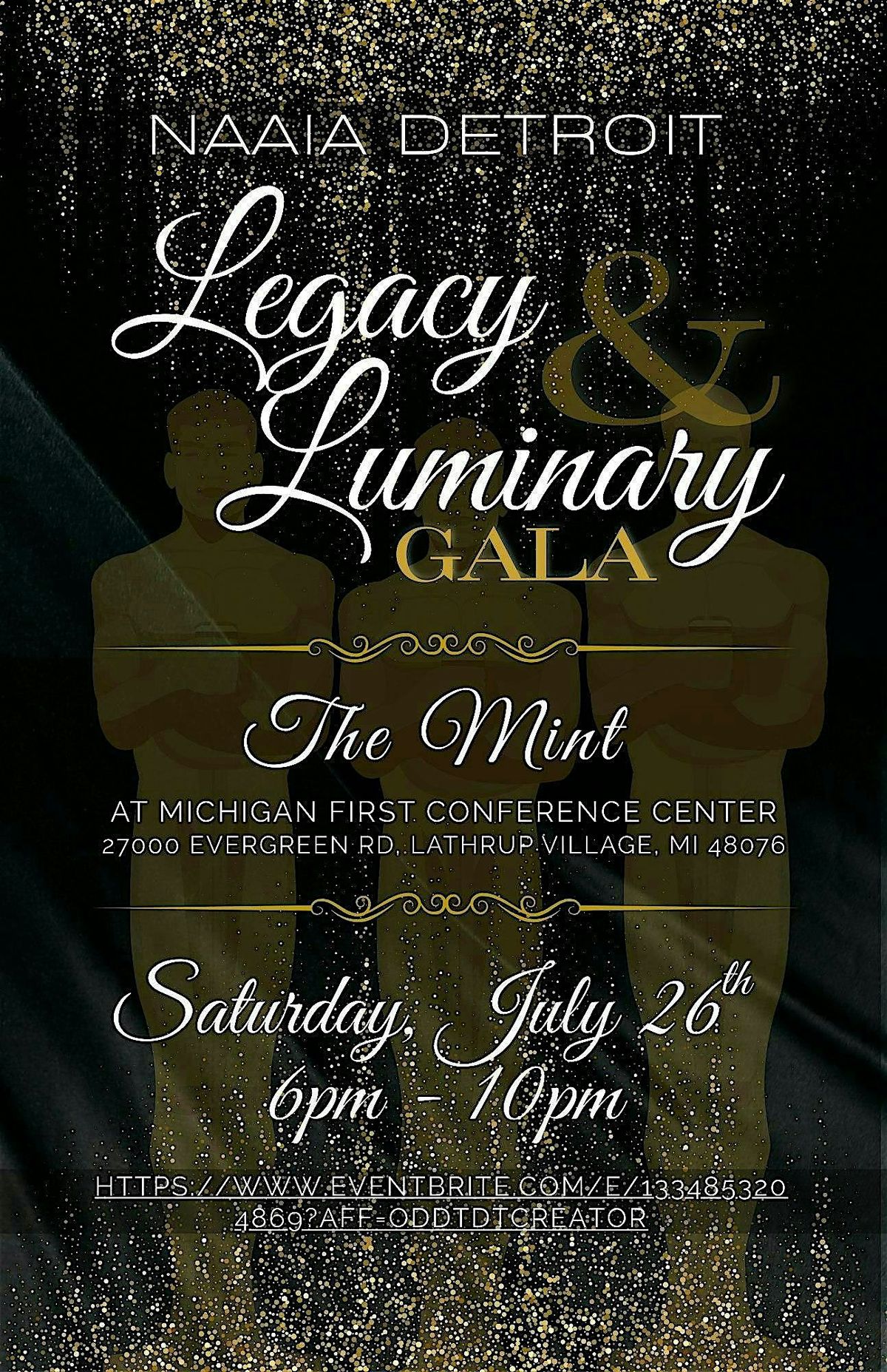 NAAIA Detroit - Legacy and Luminary Gala, 26 July | Event in Lathrup Village | AllEvents