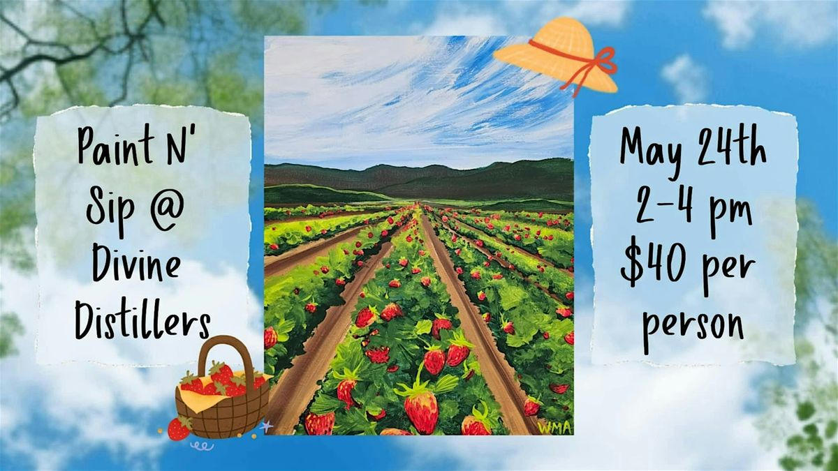 Paint N' Sip at Divine Distillers & Inferno Restaurant, 24 May | Event in Independence | AllEvents