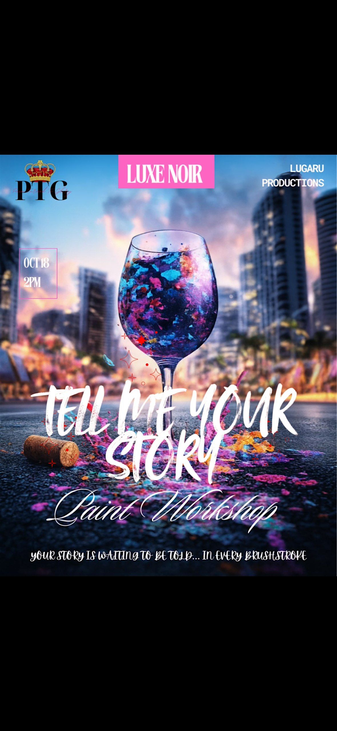 TELL ME YOUR STORY- PAINT WORKSHOP, 18 October | Event in Ozone Park | AllEvents