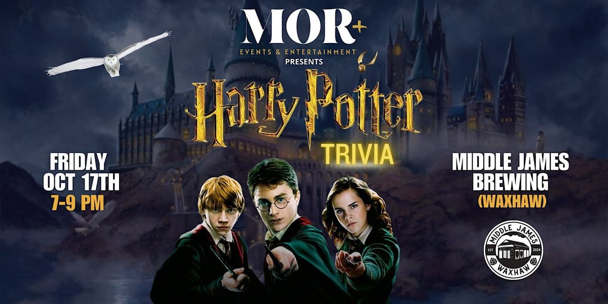 Harry Potter Trivia @ Middle James Brewing - Waxhaw, 17 October | Event in Waxhaw | AllEvents