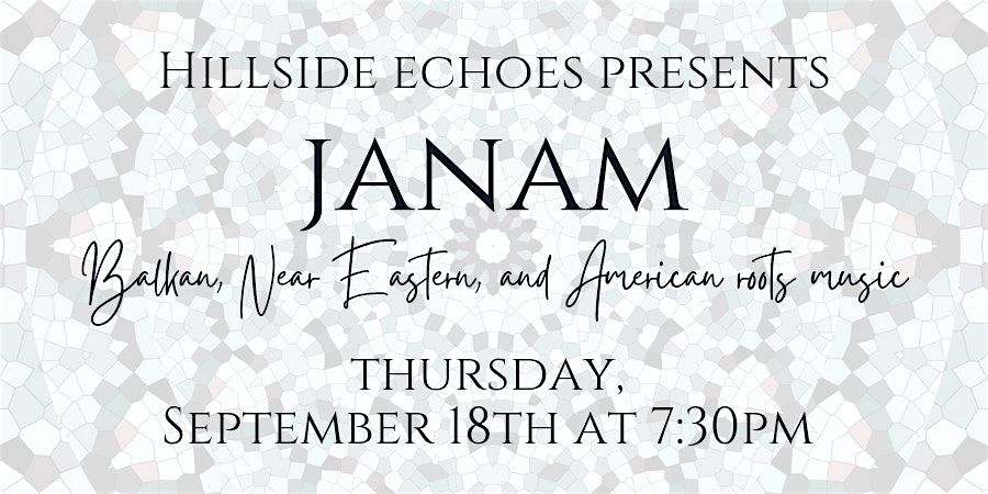 Hillside Echoes presents Janam, 18 September | Event in Berkeley | AllEvents
