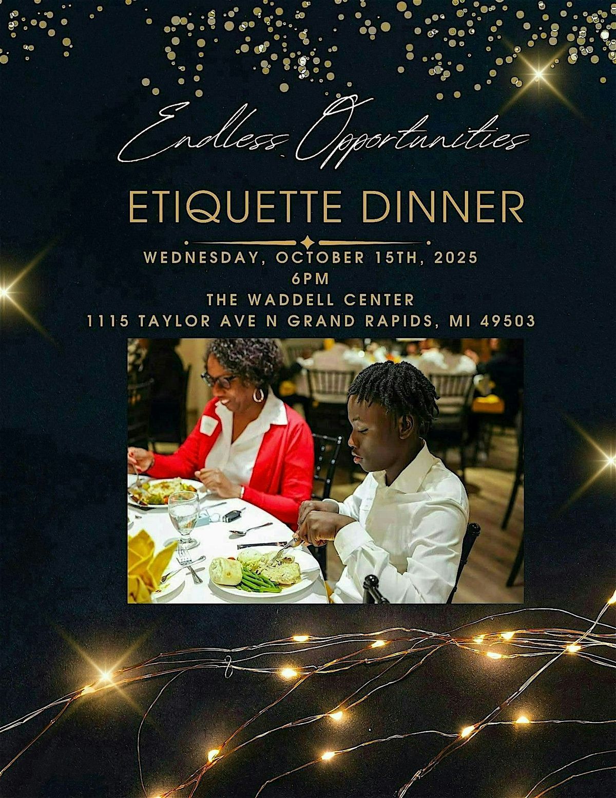 Etiquette Dinner, 15 October | Event in Grand Rapids | AllEvents