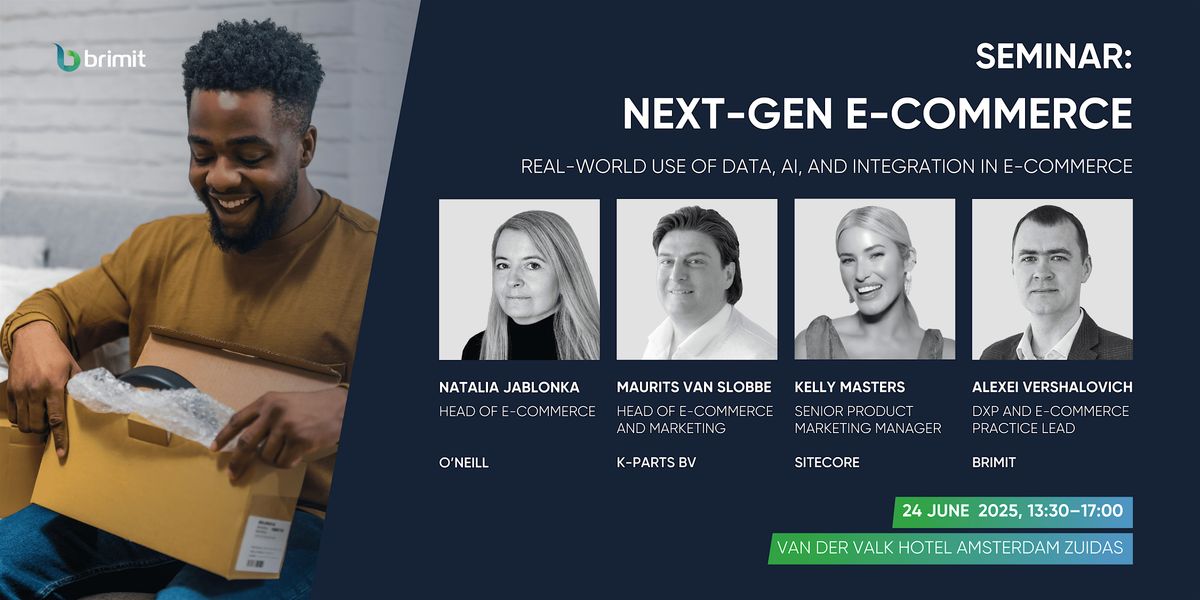 Next-Gen E-Commerce: Real-World Use of Data, AI, and Integration, 24 June | Event in Amsterdam | AllEvents
