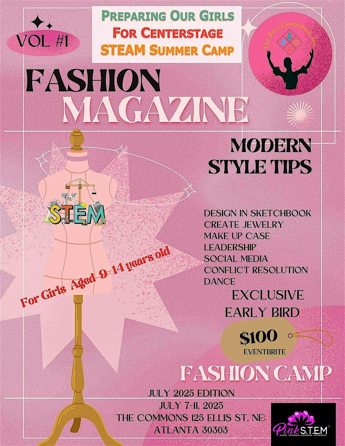 "Preparing our Girls for Centerstage" STEAM Summer Camp, 7 July | Event in Atlanta | AllEvents