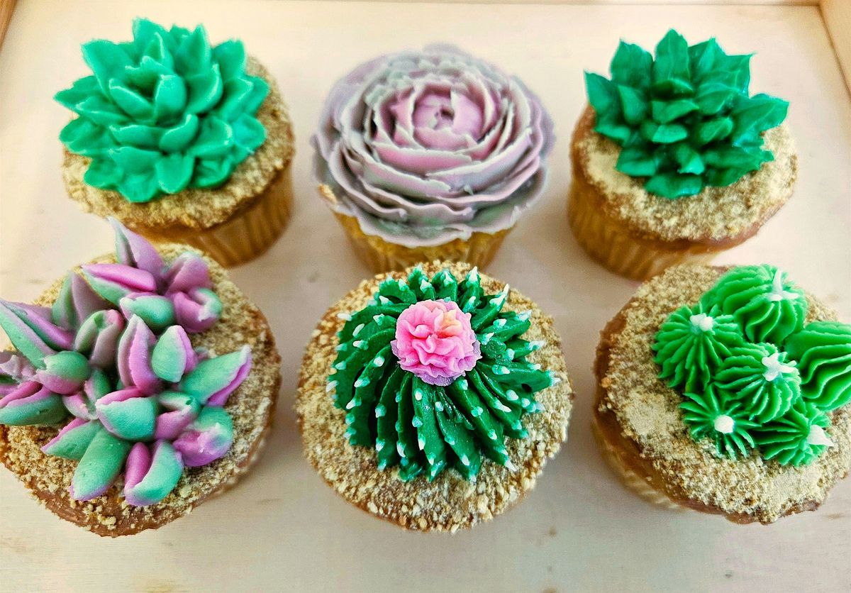 Buttercream Succulents Cupcake Class!, 17 August | Event in Fairfax | AllEvents