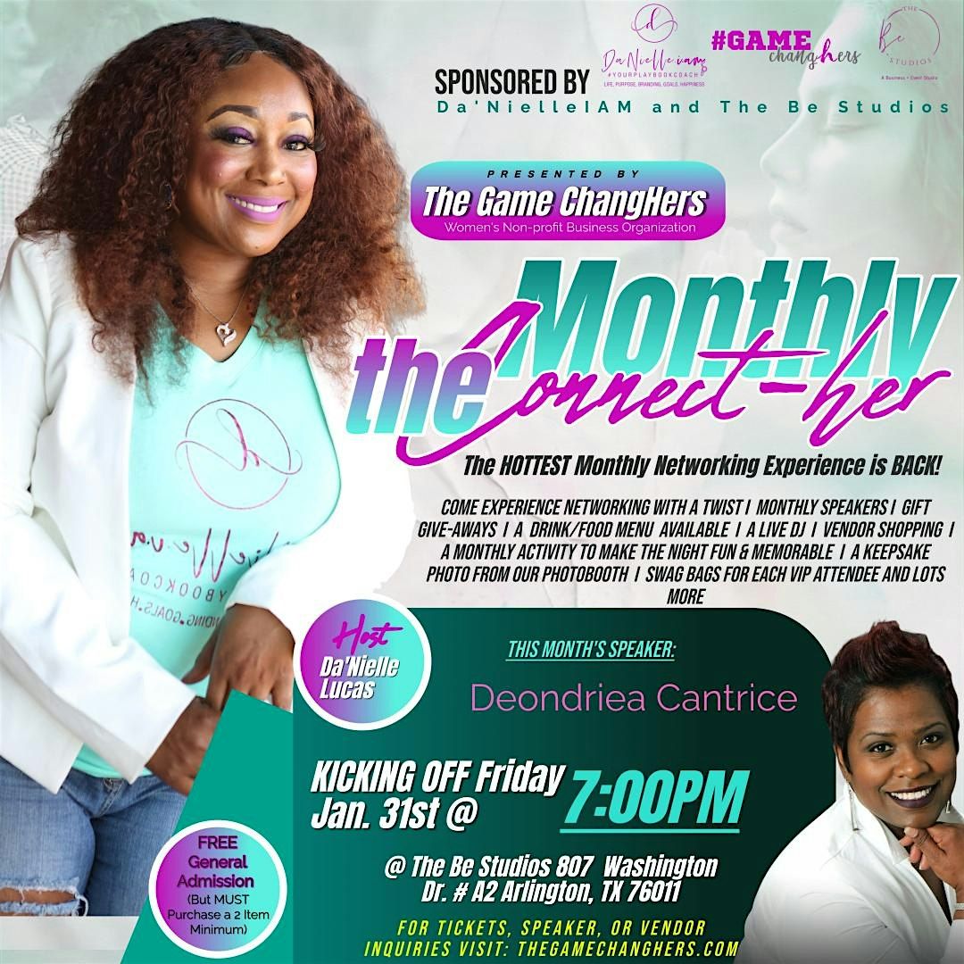 The Monthly Connect-Her, 16 May | Event in Arlington | AllEvents
